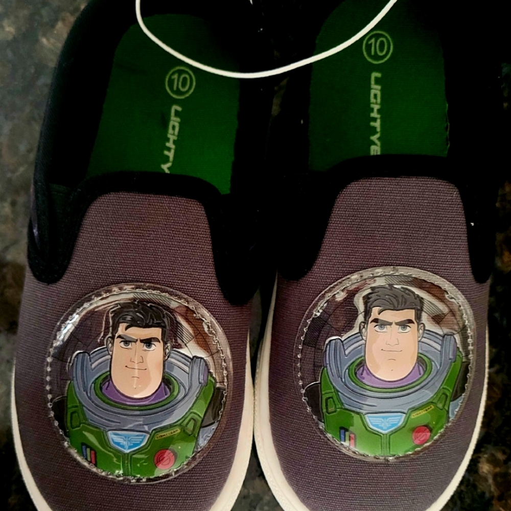 Disney Pixar Lightyear Children's Character Canvas Shoes Size 10 NIB